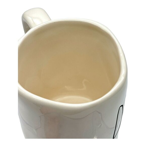 Rae Dunn Magenta DRINK Coffee Tea Mug Big M LL Farmhouse Rustic Normcore Trad - Picture 6 of 11